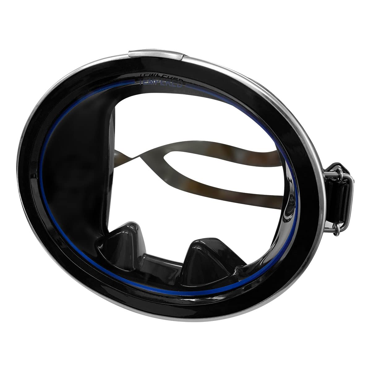 PROBLUE プロブルー 一眼 ブラックシリコンマスク MS-127B 水中メガネ ゴーグル 素潜り スキューバダイビング ダイビング