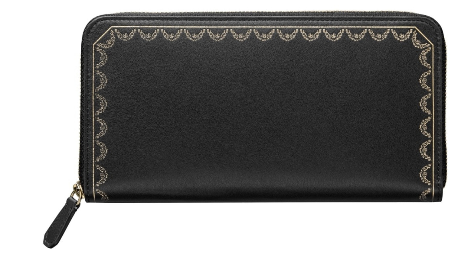 CARTIER L3001710 GUIRLANDE DE CARTIER ガーランド ドゥ カルティエ ラウンドファスナー長財布 カーフレザー ブラック/ゴールド/ブラック /取寄品 65,340円