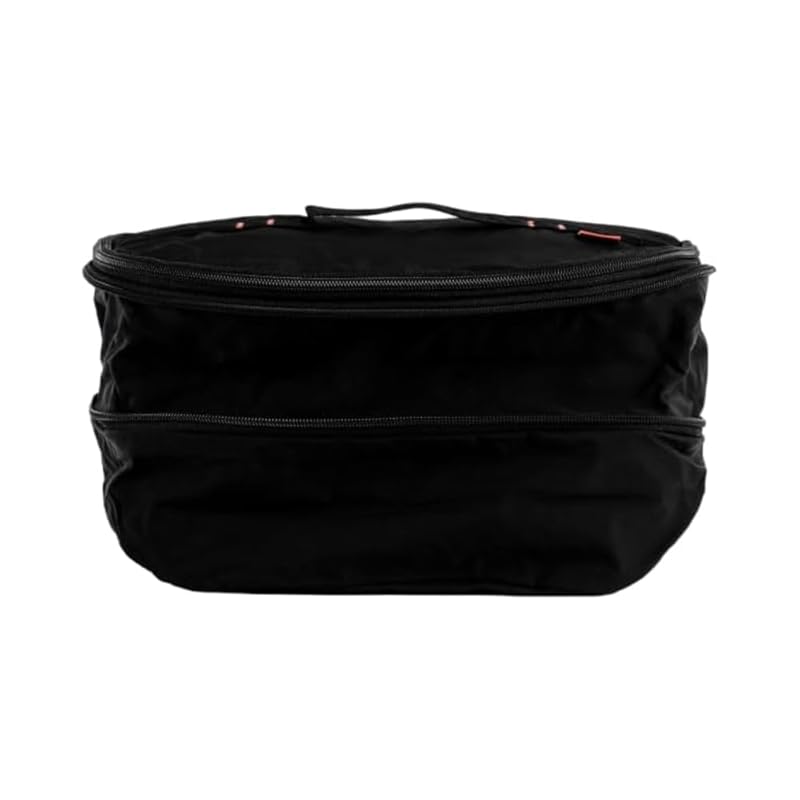 即納：re ens エバーグリーンD型圧縮ポーチ 旅行用圧縮袋 トラベルポーチ 圧縮ポーチ 収納ポーチ 圧縮袋 旅行 出張 圧縮 ファスナー おしゃれ 可愛い 便利グッズ トラベル パッキングポーチ