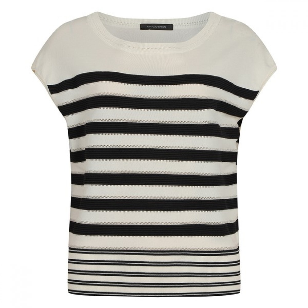 [アナルドバシーニ] (アナルドバシーニ) ストライプノースリーブTシャツ (AX07KP36M)
