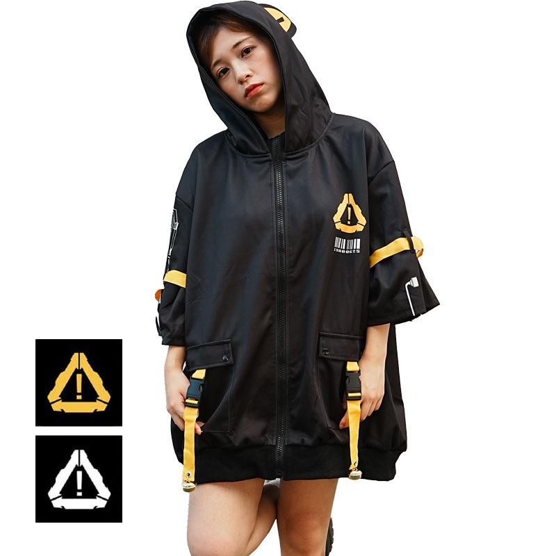 ERROR CODE ジャケット ブルゾン 長袖 イエロー 原宿系 原宿 ファッション パンク ロック サイバー サバゲー jr-481-122