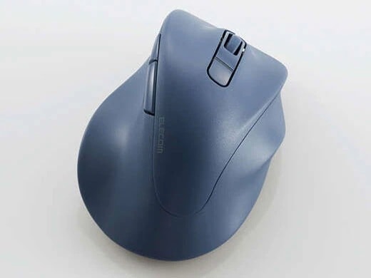 M-XGM30BBSKBU [ブルー]手首と指への負担を抑える設計を採用した5ボタンマウス（Bluetoothタイプ/Mサイズ）
