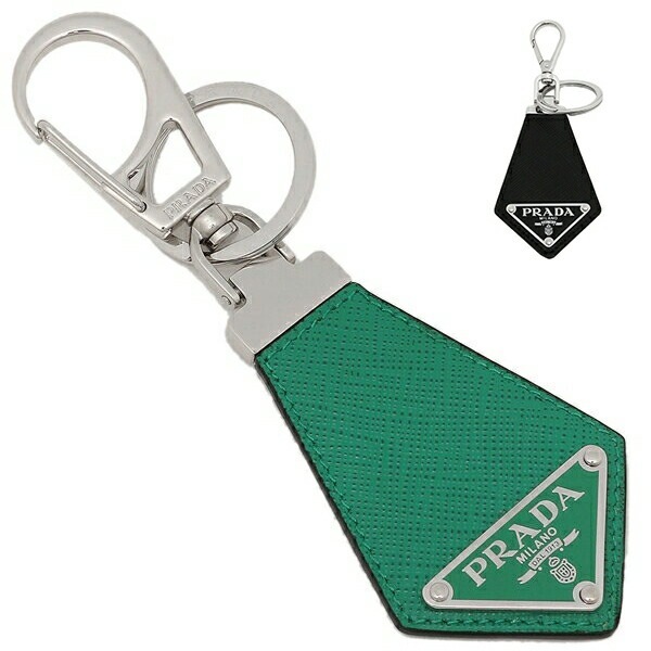 キーリング キーホルダー サフィアーノ トライアングルロゴ メンズ 2PP041 053