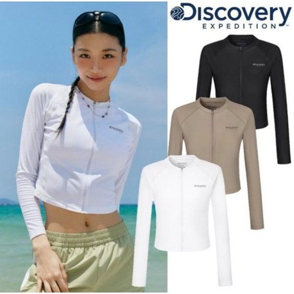 25S/S フレッシュベント 女性 フルジップ セミクロップ ラッシュガード DWSW94053