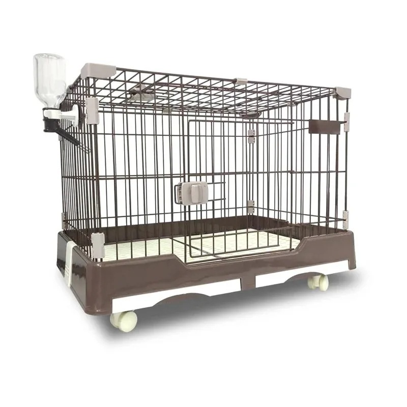 猫ケージ ペットケージ 小動物ケージ ケージ 犬 キャスター付 屋根付き 天井扉 トイレ付