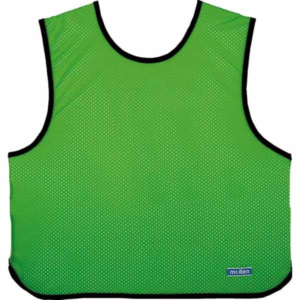モルテン molten ジュニア用 ゲームベストジュニア10枚セット 無地の10枚セット 蛍光グリーン GB0112KGNN