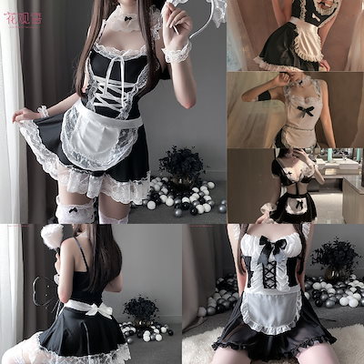 Qoo10] 新メイド服 日本のメイド黒と白のロリ メ