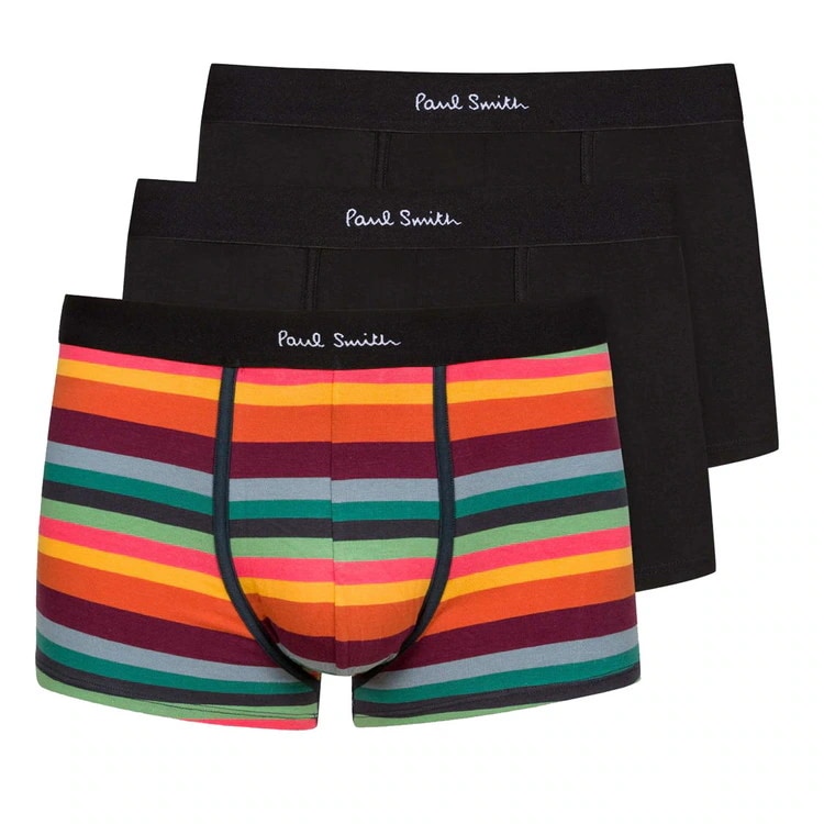 ボクサーパンツ 3PK [マルチストライプ/ブラック/ブラック]【M1A-914C-A3PCKD-79A】