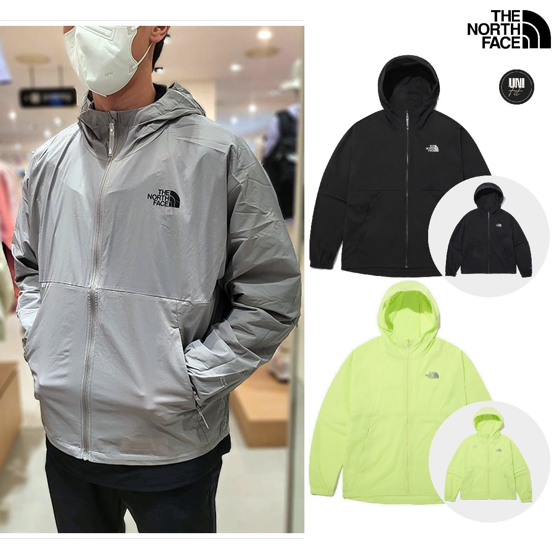 ULTRA LIGHT JACKET 3色 新商品 韓国人気 男女共用 肝節期 日常服 登山用 軽量ジャケット 散歩用 日常用 トレーニング用