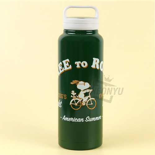 PEANUTS スヌーピー ハンドル型 ステン マグ タンブラー 1200ml