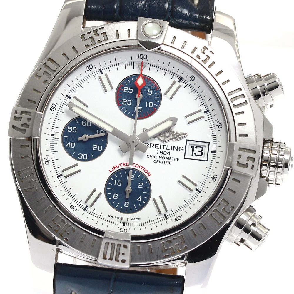 ブライトリング BREITLING A13381 アベンジャーII クロノグラフ 自動巻き メンズ _892417【中古】
