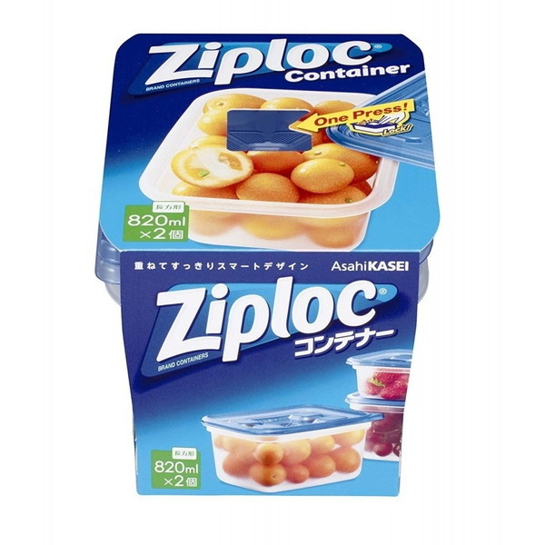 �W�b�v���b�N �R���e�i�[ �����` 820ml 2��