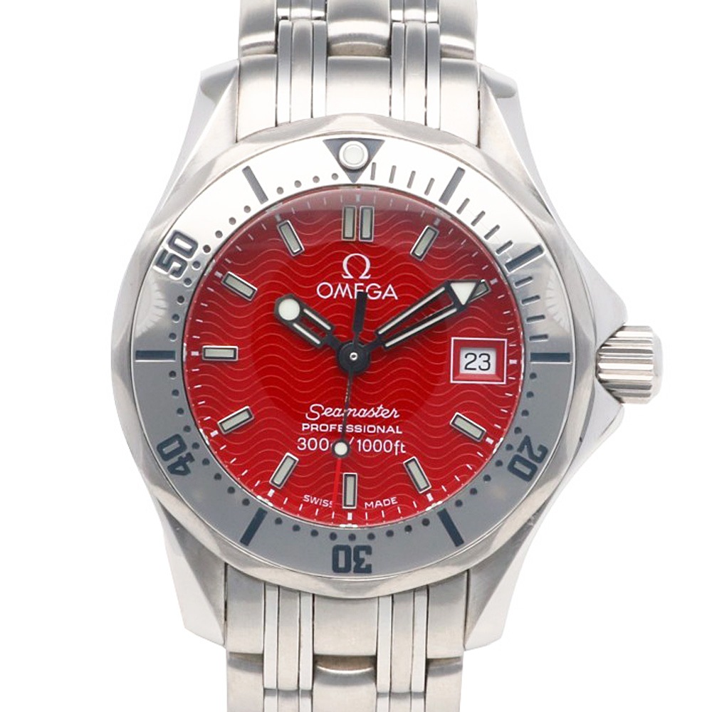 オメガ シーマスター 腕時計 ステンレススチール 2582 クオーツ 1年保証 OMEGA 中古