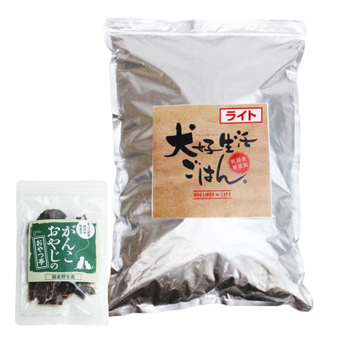 ごはんライト 2.5kg【国産鹿肉ジャーキー(お試しサイズ)付き】