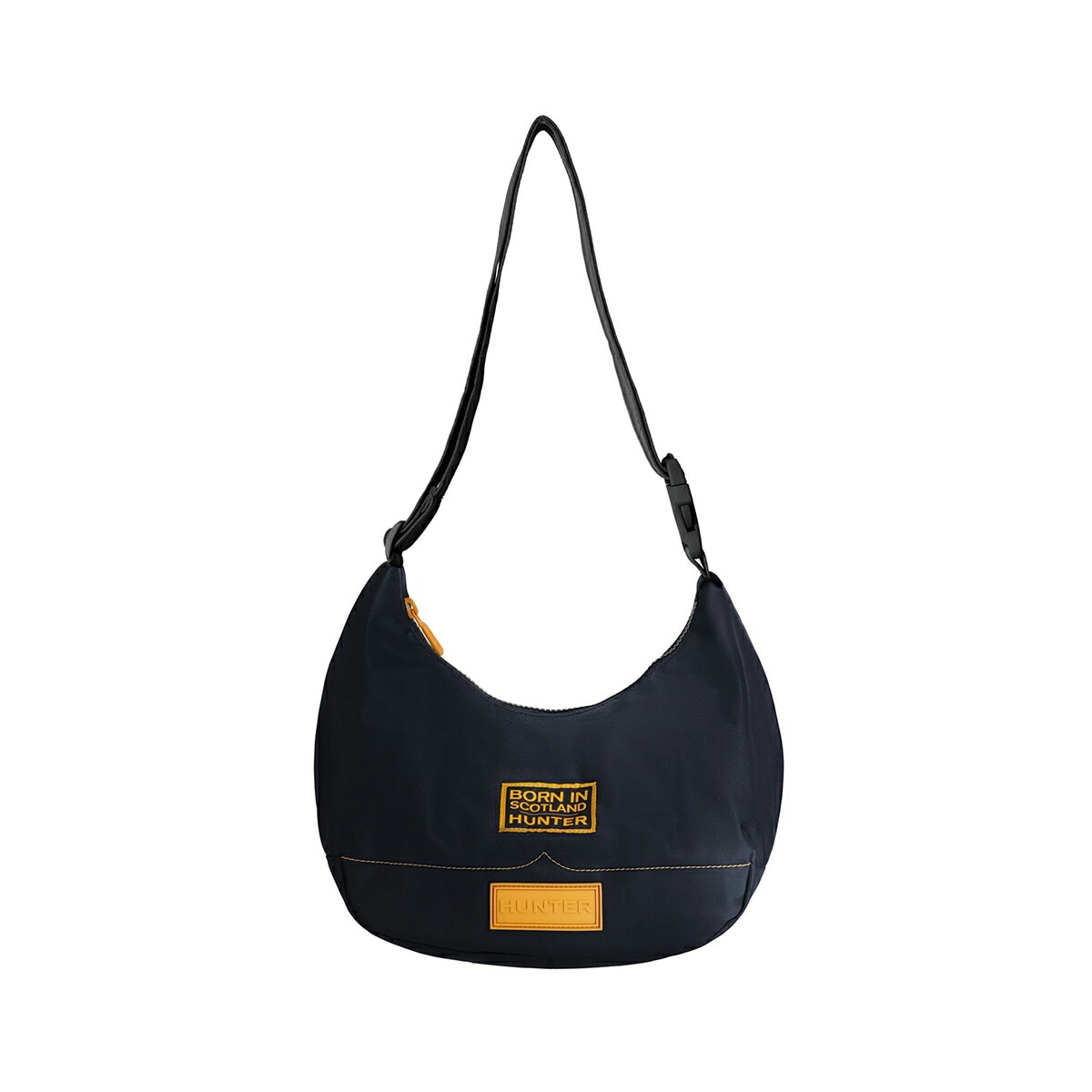 ナイロン ミディ ホーボー ボーン イン スコットランド ブラック リッチオーカー ubs5555kbm-boc