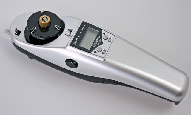 水深カウンター付メガワカサギ対応高トルク電動リール　YH-203　シルバーブラック　Hapyson