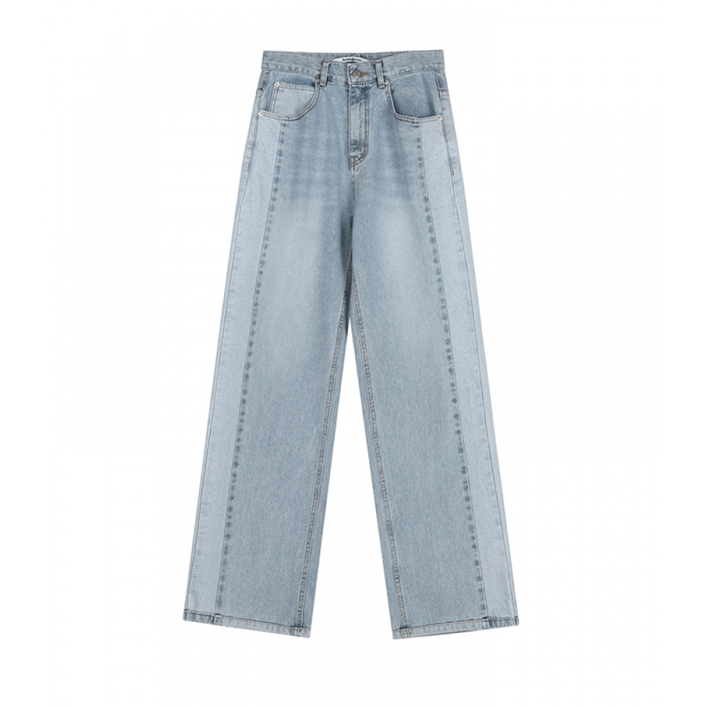 AVANDRESS ツートンワイドパンツ LIGHT BLUE