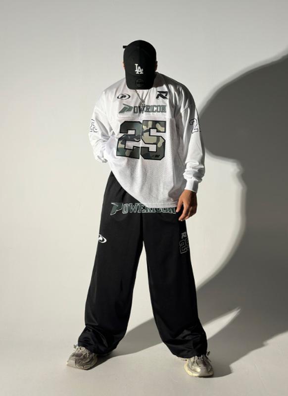 パワー25 高密度ジャージ ワイドパンツ（新商品ジムウェアフード