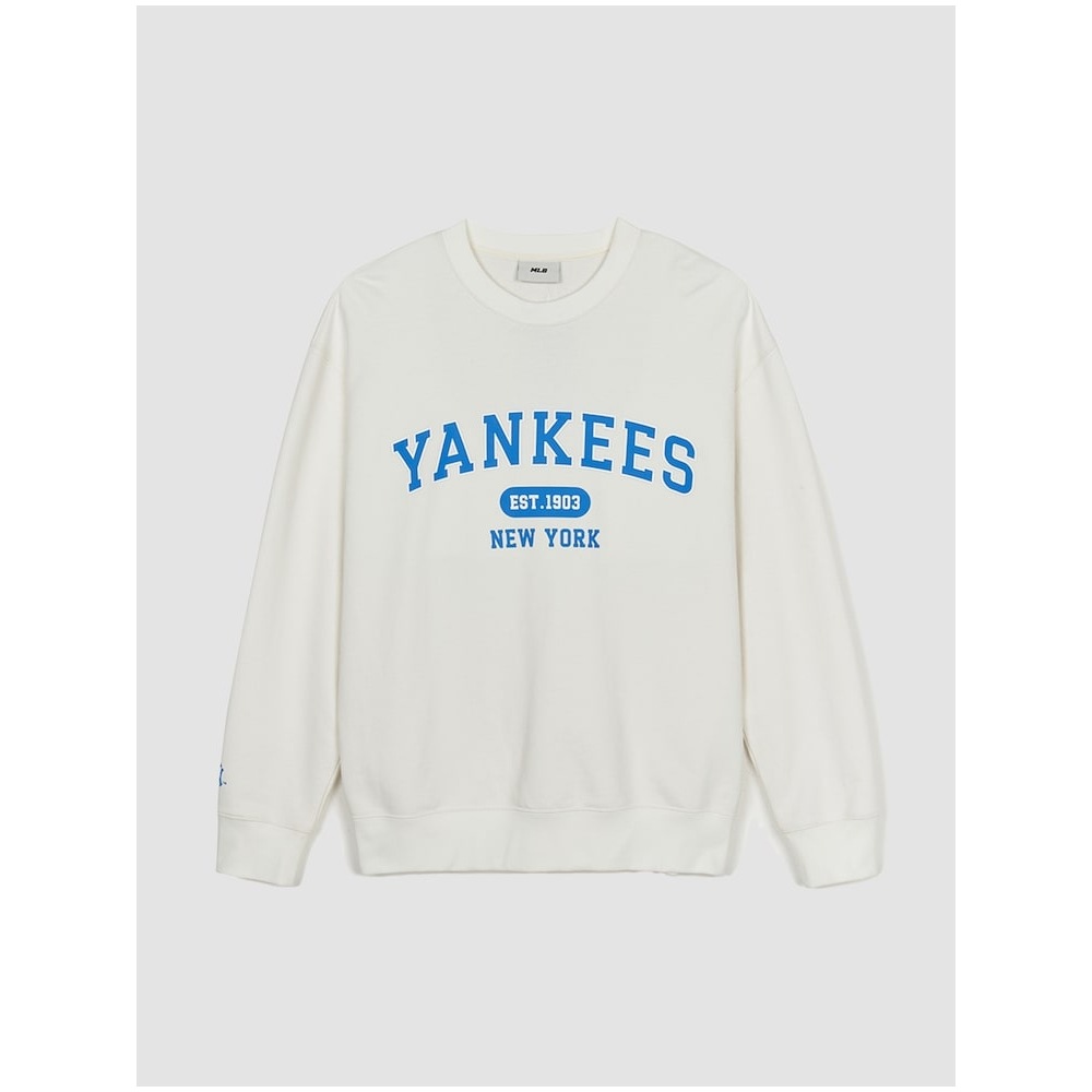 MLB バーシティオーバーフィットスウェットシャツ NY (クリーム) QHHC3AMTV9244-50CRS