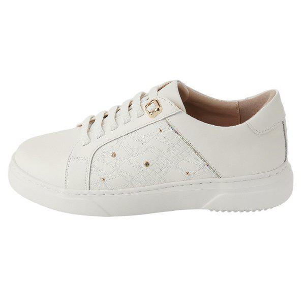 軽量クッションストーン刺繍バンド調節レディーススニーカー 2XWS09XU-GN