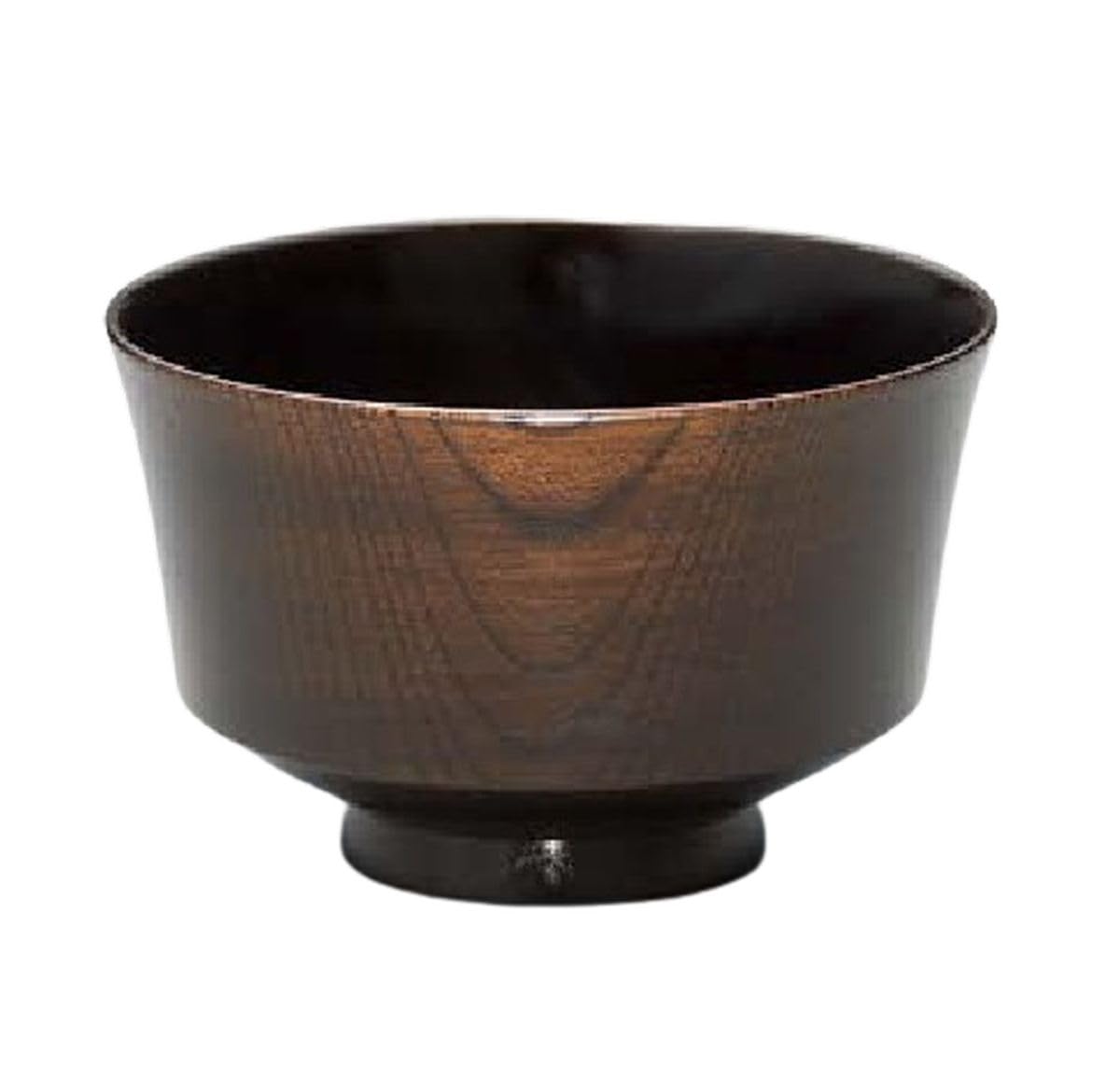 J-kitchens 汁椀 日本製 木製 Keyaki 汁椀 黒 （1客) 11.5cm 漆塗り 手塗り その壱