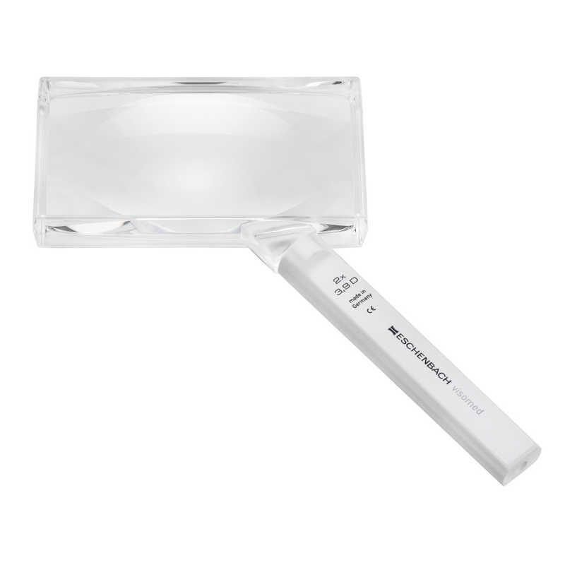 エッシェンバッハ　ホワイトルーペ100×50mm/2倍　2614150
