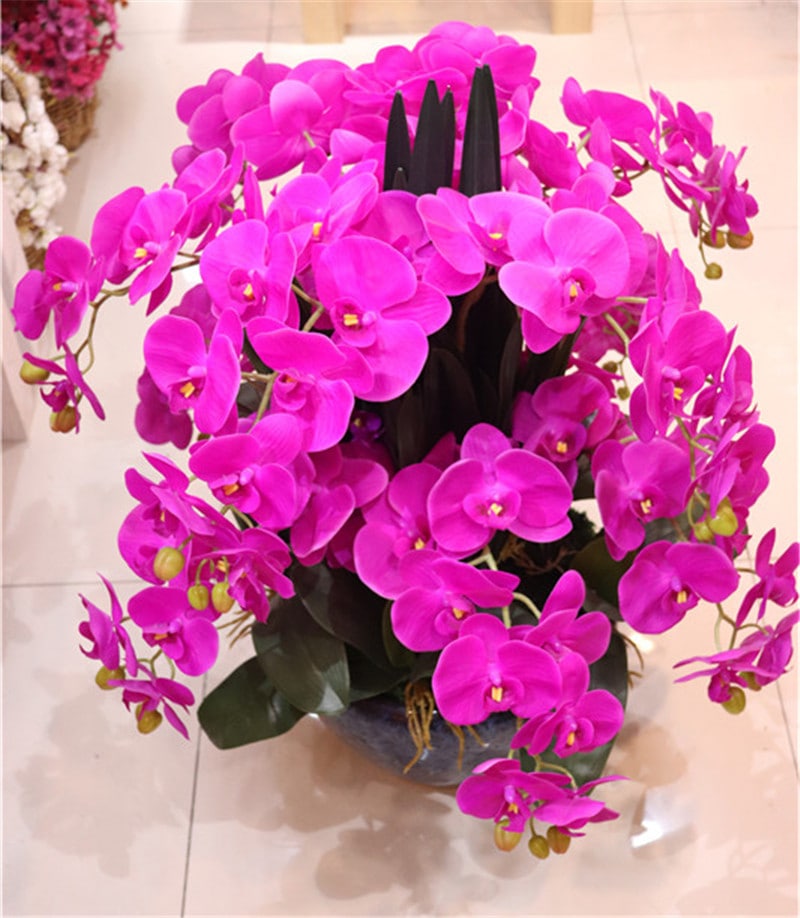 胡蝶蘭 造花 お祝い開運胡蝶蘭 ギフト 母の日 花 誕生日 プレゼント 開店 大量在庫アートフラワー