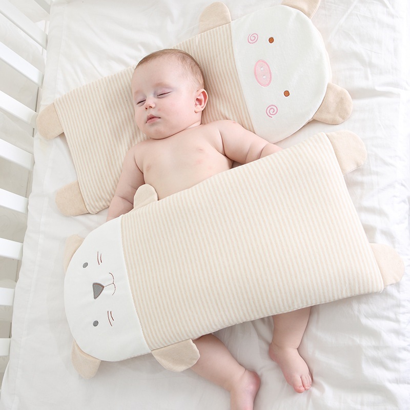 1周年記念イベントが 割引購入 赤ちゃんの枕の子供の枕の赤ちゃんの定型の枕の赤ちゃんの偏りを防ぐ漫画のカラーの綿の枕の赤ちゃんの枕