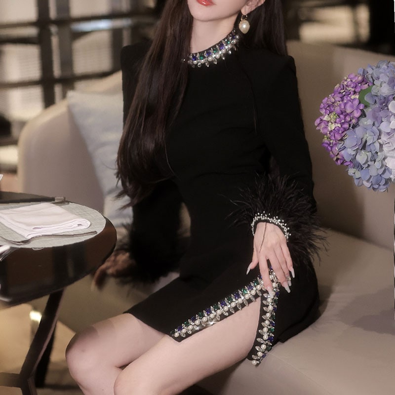 2023冬 韓国ファッション ワンピース 結婚式 ドレス 女子会 発表会 二次会 お呼ばれ セレブ オフィス 旅行 デート 普段着