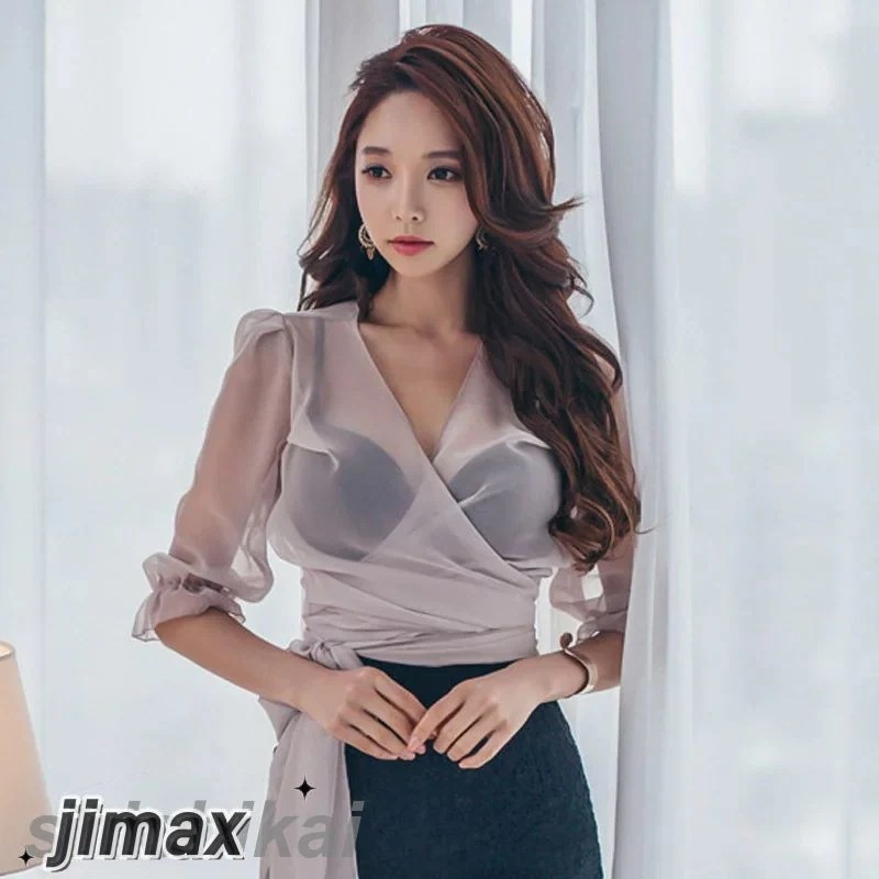 トップス 日焼けUVカット 入学式 レディース シフォンブラウス 七分袖 上品 大人 おしゃれ 通勤 オフィスカジュアル お出かけ　デイリー　デート