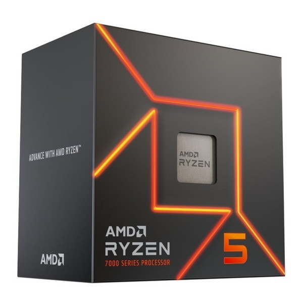 Ryzen5 7600 With Wraith Stealth Cooler 100-100001015BOX [CPU (6C/12T 4.0Ghz 65W)]