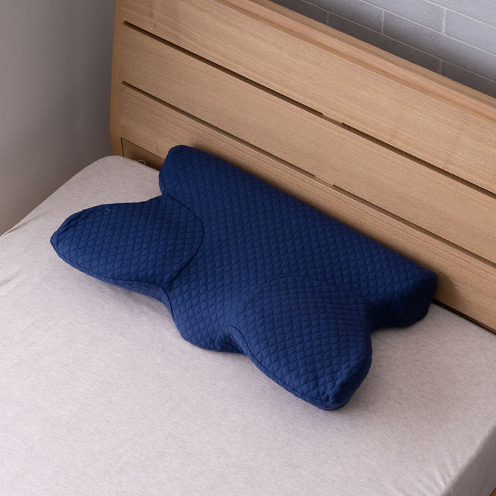 ピロー 枕 洗える 低反発 いびき解消 低反発 約64×35 IKEHIKO