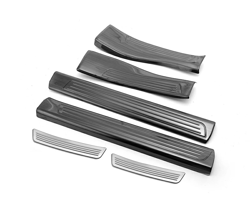 メメルセデス・ベンツGLA/CLA/Aクラス専用 ステップガーニッシュ カスタム サイドガーニッシュ ドレスアップ 黒 6P