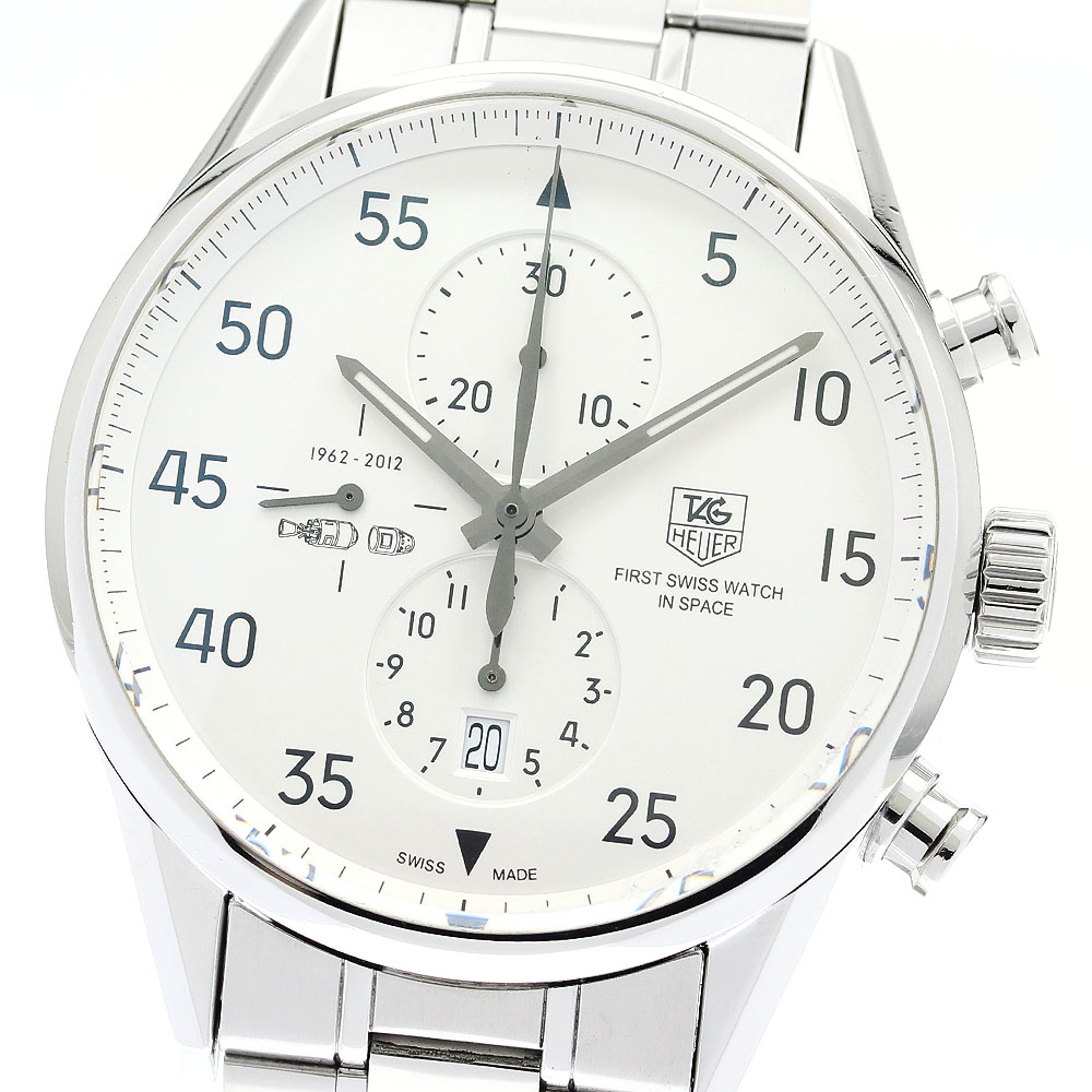 タグホイヤー TAG HEUER CAR2015-0 スペースX 世界限定2012本 クロノグラフ 自動巻き メンズ 保証書付き_896900【中古】