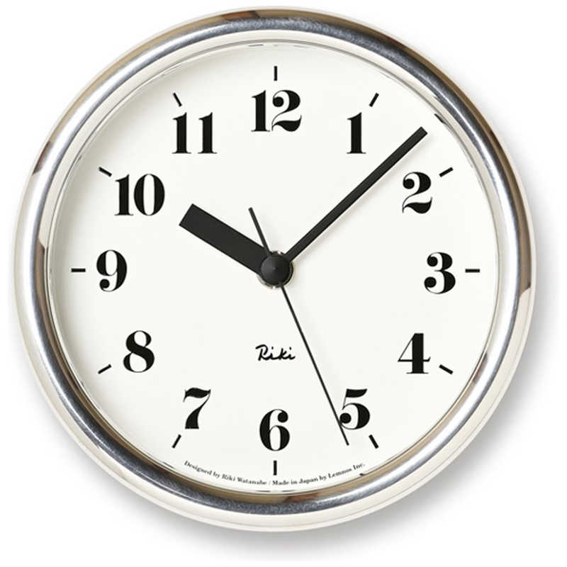 タカタレムノス　リキ アルミニウム クロック ホワイト　WR06-29