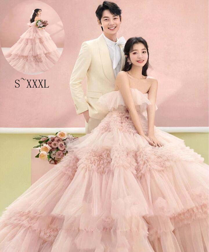 ドレス カラードレス 同窓会 前撮り 韓国風 パーティードレス 撮影用のワンピース 花嫁ドレス 高級感 ロングドレス お姫様ドレス セクシー イブニングドレス 発表会 スレンダー 上品 エレガント 披