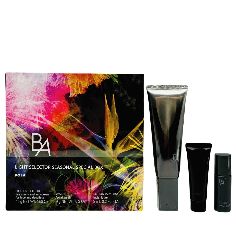 国内正規品 B.A ライト セレクター シーズナルスペシャルボックス 日中用 クリーム 日ヤケ止め SPF50+ 45g ウォッシュ 9g B.A ローション 8mL