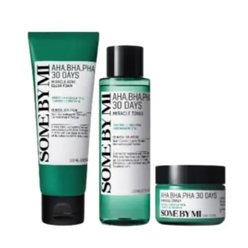 AHA.BHA.PHA 30デイズ ミラクル ベスト 3点セット / (トナー+クリーム+フォーム)