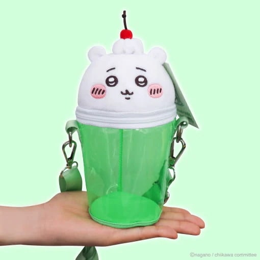 新品2個★ちいかわ メロンソーダ ハチワレ クリームソーダポーチ 韓国公式 新品2個 ちいかわ メロンソーダ ハチワレ クリームソーダポーチ