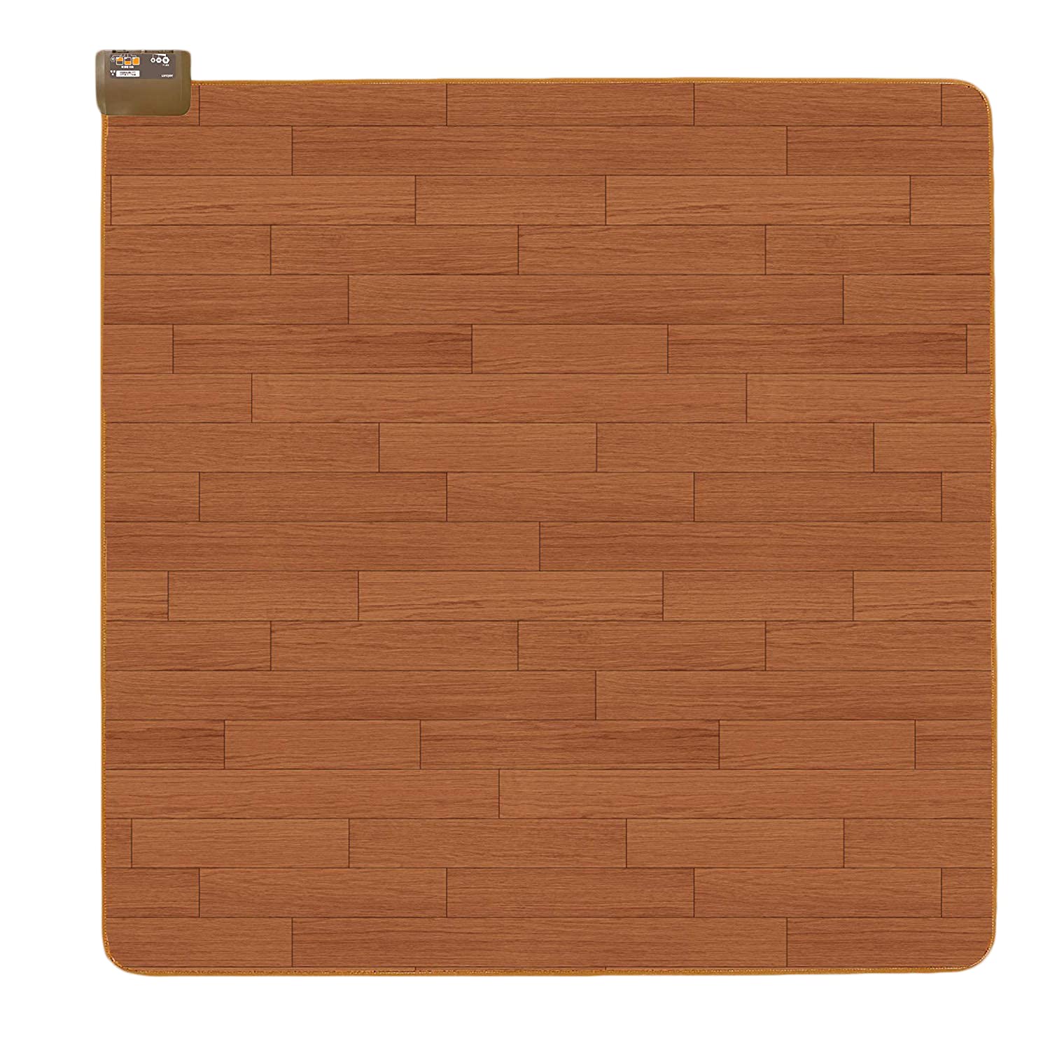 ライフジョイ ホットカーペット 2畳 本体 フローリング調 電気カーペット 176cm×176cm 暖房面切替 キッチン対応 防水 ブラウン JPJ201WB 12,607円