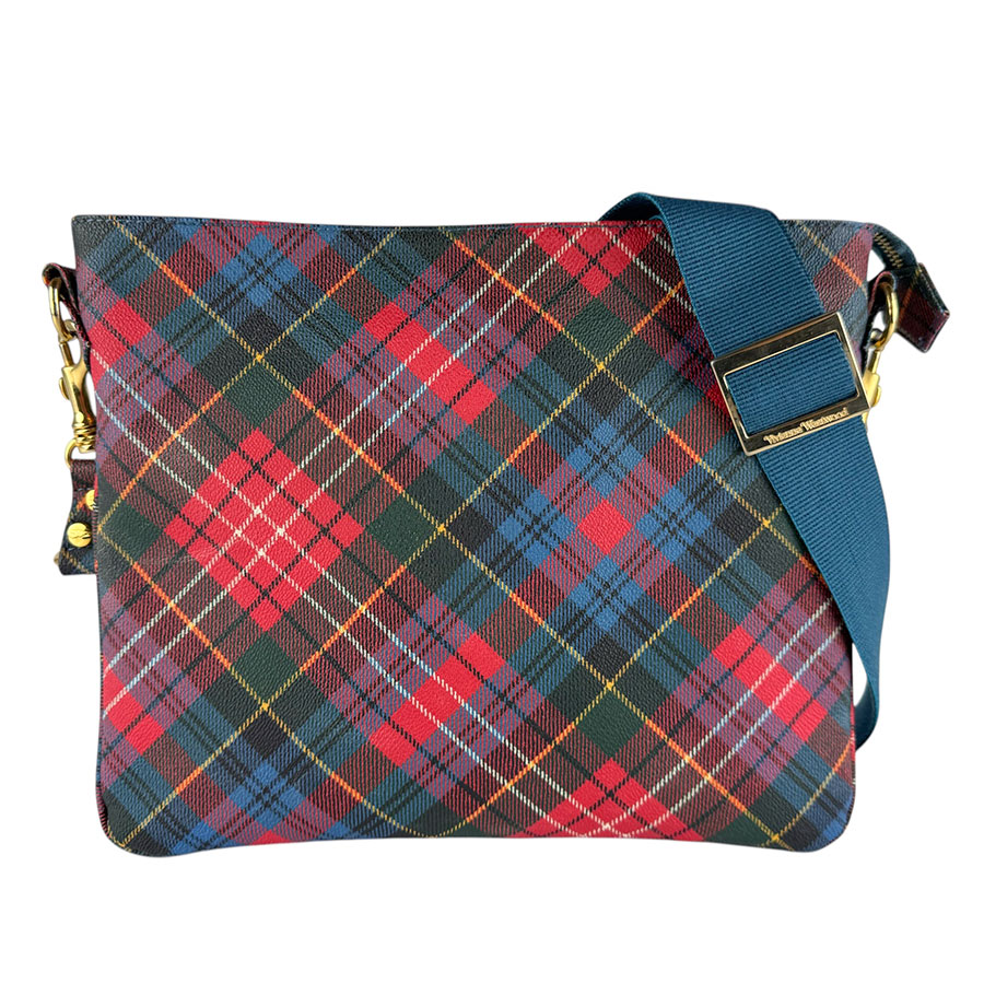 ヴィヴィアンウエストウッド Vivienne Westwood 斜め掛けショルダーバッグ PVC マルチカラー ゴールド レディース z9404