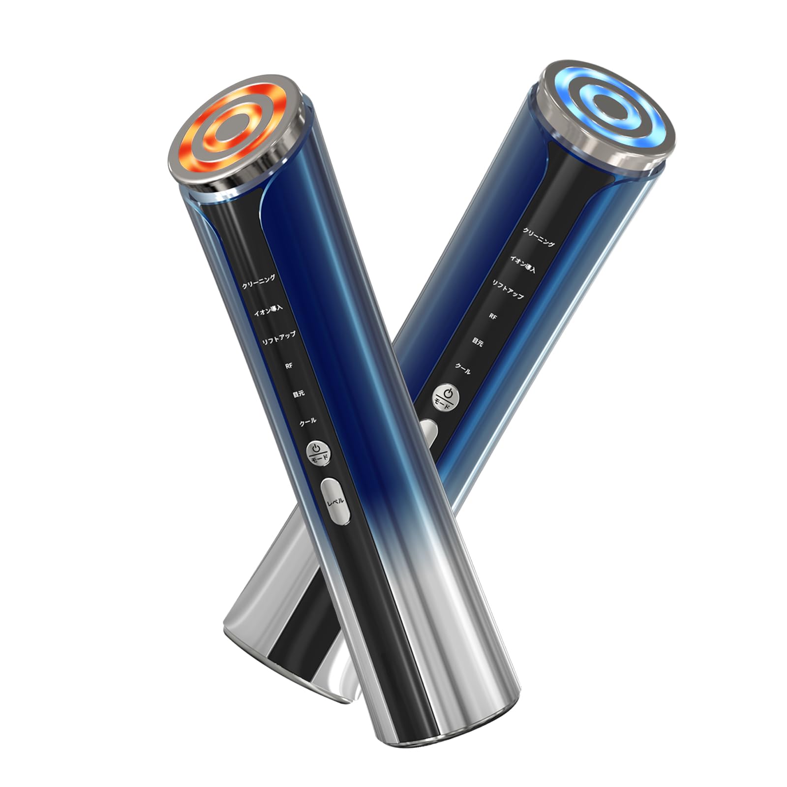 美顔器 【2025新モデル】 EMS美容器 RF美顔器 EMS微電流 4色LED 光エステ 1台多役 イオン美顔器 6種類モード 3段階レベル 温冷ケア 冷感機能 超音波振動 肌ケア 毛穴 汚れとり