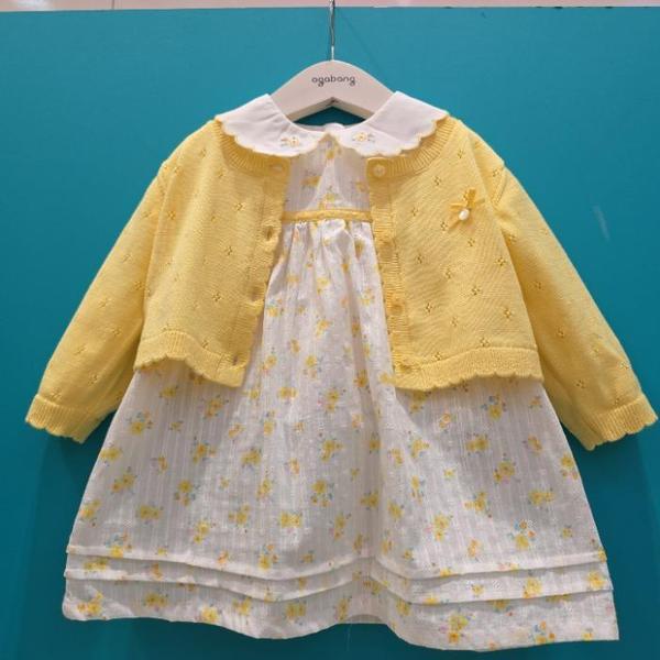 CB01 26SS ニアフローラルカーディガンセーラーワンピース 26SS ニアフローラルカーディガンワンピースセット (S44304963)