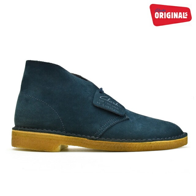 クラークス デザートブーツ ミッドナイトブルー スエード CLARKS DESERT BOOT 26109444 【送料無料】[clarks-26109444]