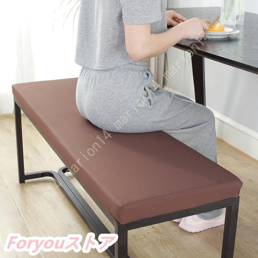 【即纳】激安販売！防水椅子厚く 四角形 ベンチクッション 屋内 単色 ダイニングベンチ 80/100/120/140/150/180cm 座布団 クッション ノンスリップ ソフト 長いパッド