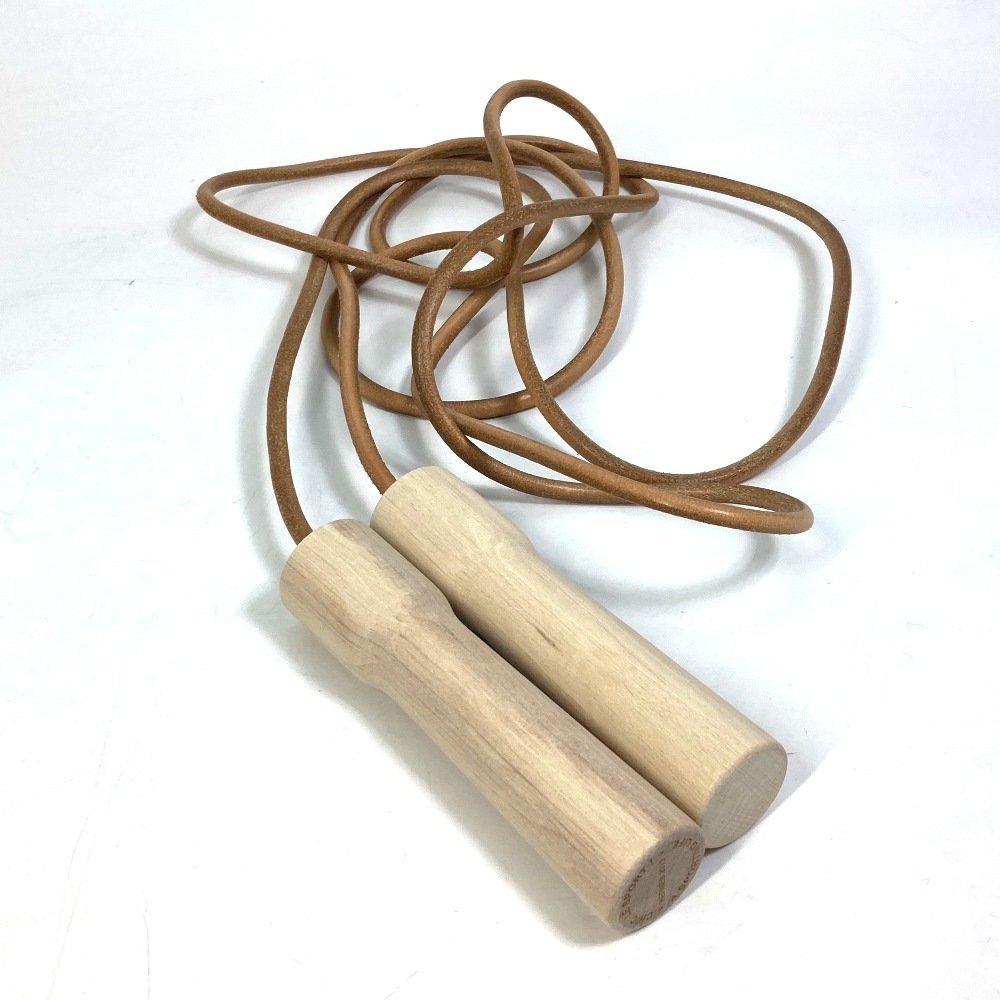 雑貨 縄跳び 2013年 CHIC LE SPORT スポーツ ジャンピングロープ インテリア ジャンプロープ ウッド ブラウン