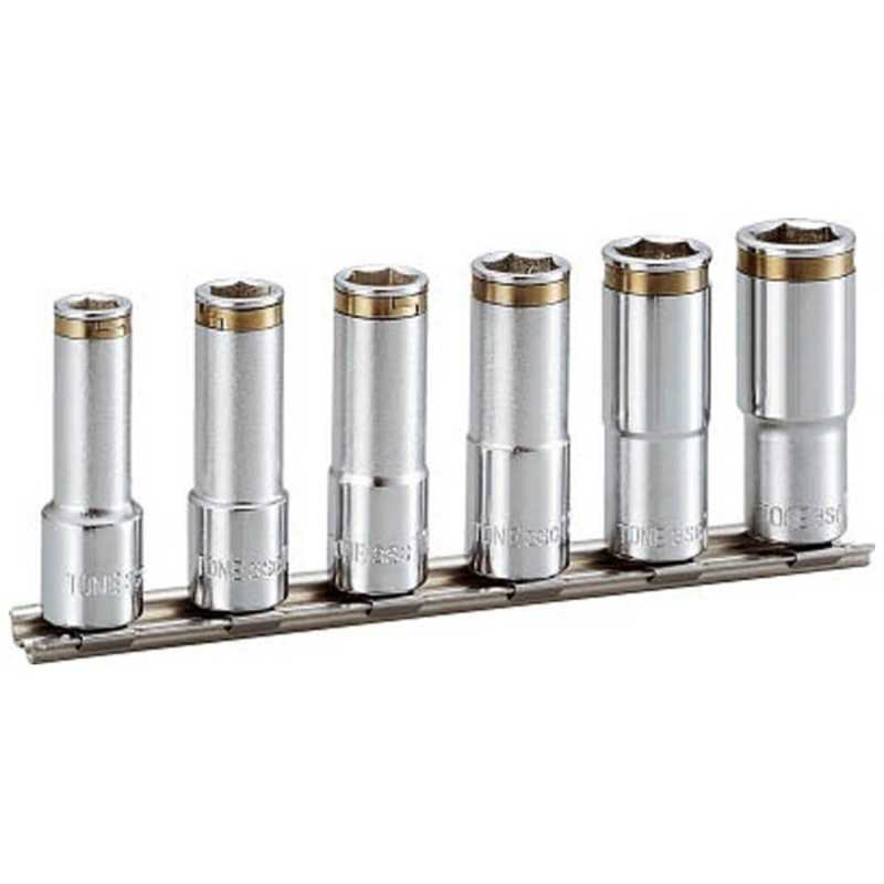 TONE　ナットキャッチディープソケットセット(6角ホルダー付) 6pcs　HSCL306