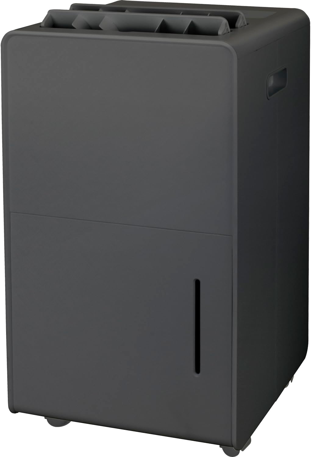 山善 除湿機 衣類乾燥 除湿器 コンプレッサー式 小型 強力除湿 除湿量 12.0L 衣類モード 切タイマー キャスター付き ダークグレー YDC-H120 B