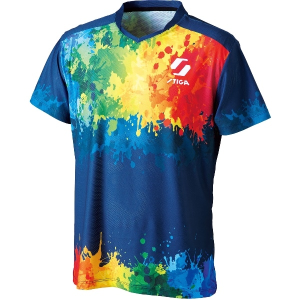 STIGA スティガ STIGAシャツ KR-VI ネイビー 卓球 ゲームシャツ 1840490602 半袖