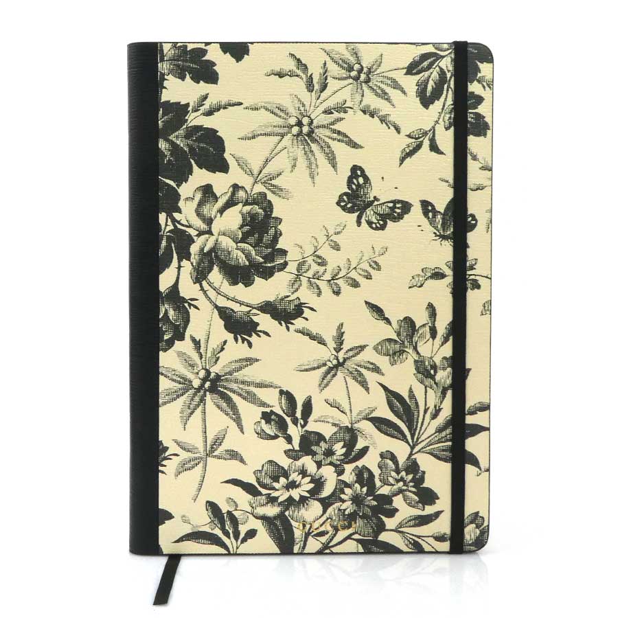 グッチ GUCCI ノート 紙 ブラック×アイボリー ユニセックス 56280a